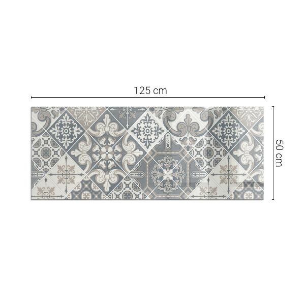 Placa protectora suelo estufa Patrones de mosaico decorativos