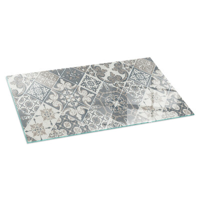 Placa protectora suelo estufa Patrones de mosaico decorativos