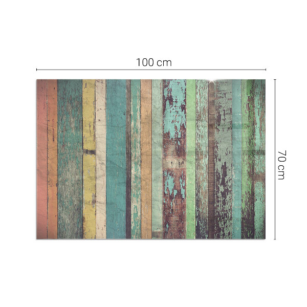 Szyba hartowana pod kominek Deski w wielu kolorowych tonach