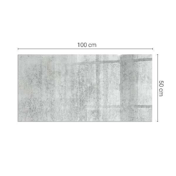 Protector suelo para estufa de leña Textura de hormigón en estilo industrial.