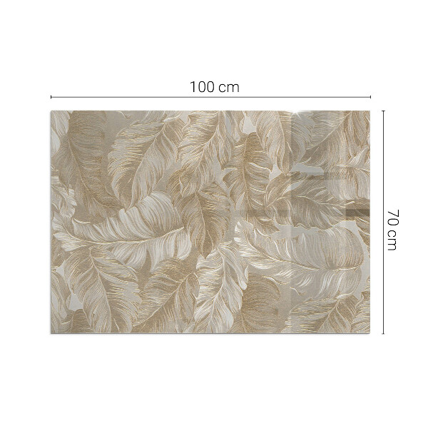 Protector suelo para estufa de leña Adornos de hojas al estilo