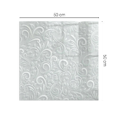 Placa de vidrio para chimenea Diseño de planta sofisticado