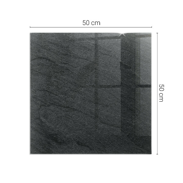Placa de vidrio para chimenea Patrón de pavimento de piedra