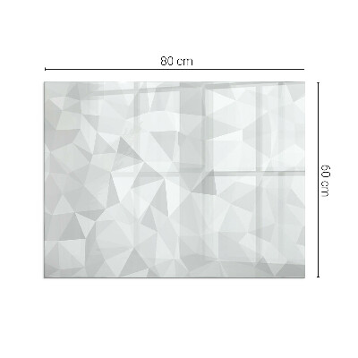 Placa protectora suelo estufa Diseño abstracto en formas