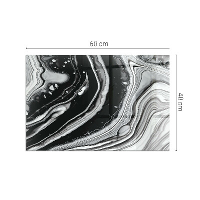 Placa protectora suelo estufa Líneas y ondas en una versión moderna.