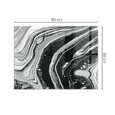 Placa protectora suelo estufa Líneas y ondas en una versión moderna.