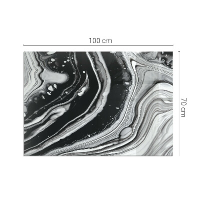 Placa protectora suelo estufa Líneas y ondas en una versión moderna.