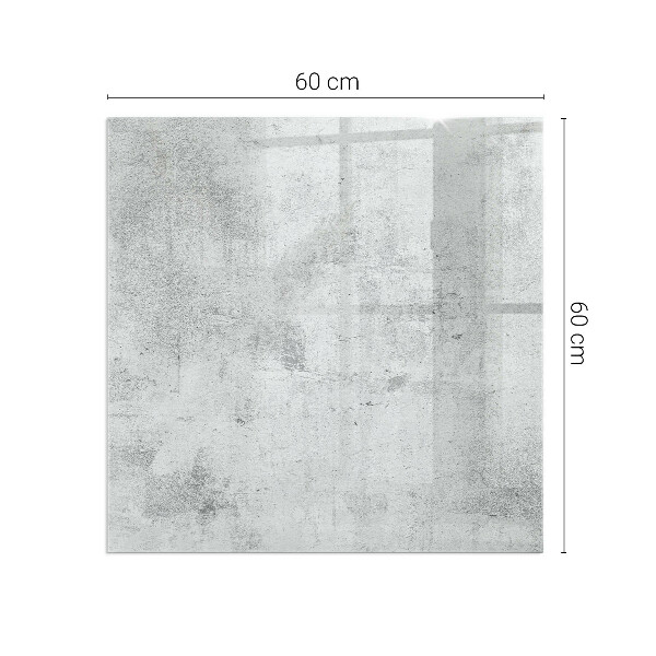 Placa protección suelo estufa Textura de hormigón con estilo