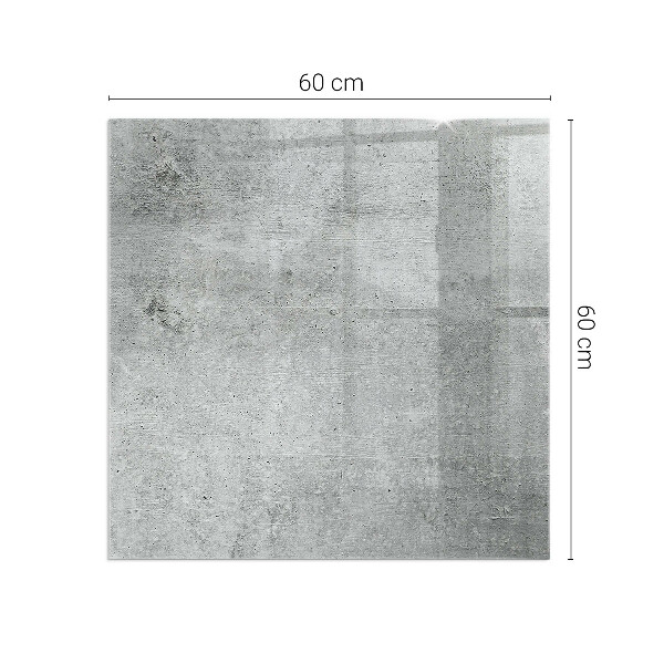Protector suelo para estufa de leña Estructura de hormigón con estilo