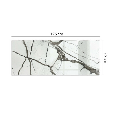 Placa protectora suelo estufa Patrón de vetas estilo mármol