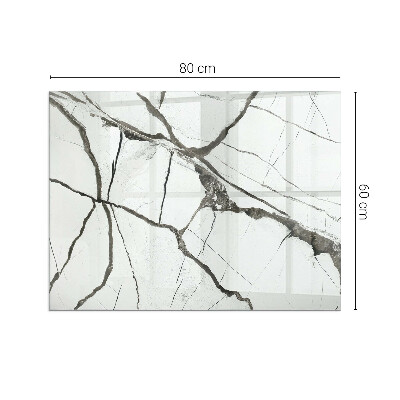 Placa protectora suelo estufa Patrón de vetas estilo mármol