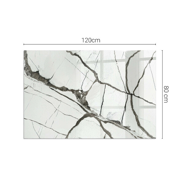 Podkładka pod kominek Wzór żył w stylu marmuru