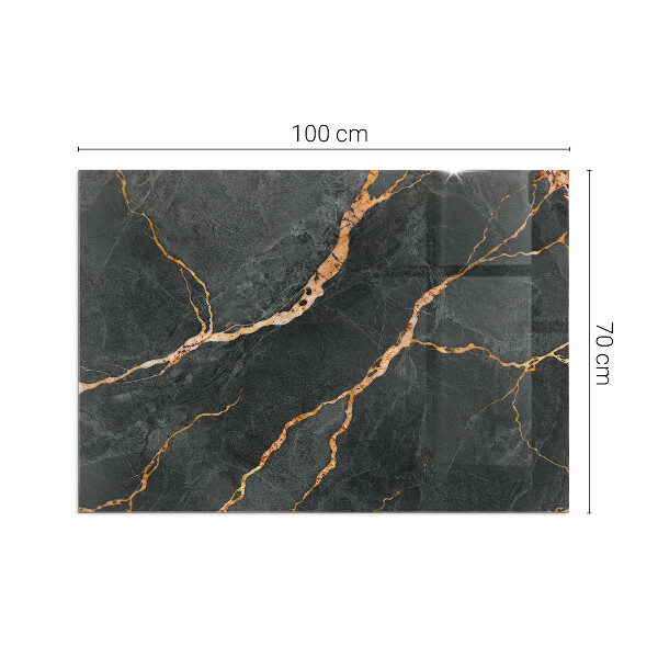 Podkładka pod kominek Klasyczny marmur z finezyjnymi żyłkami