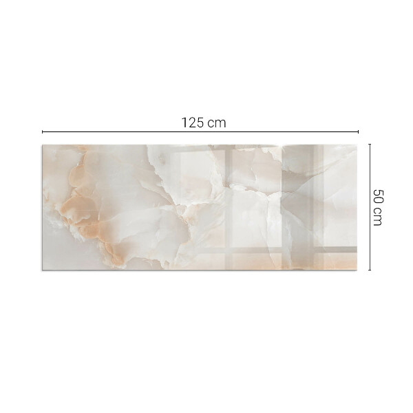 Placa de vidrio para chimenea Patrón de piedra natural