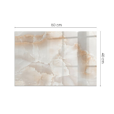 Placa de vidrio para chimenea Patrón de piedra natural