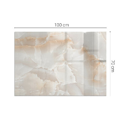 Placa de vidrio para chimenea Patrón de piedra natural