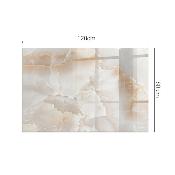 Placa de vidrio para chimenea Patrón de piedra natural