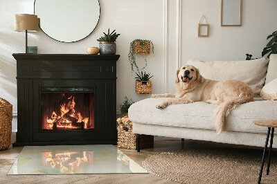 Podkładka pod kominek Wzór marmuru w nowoczesnym stylu