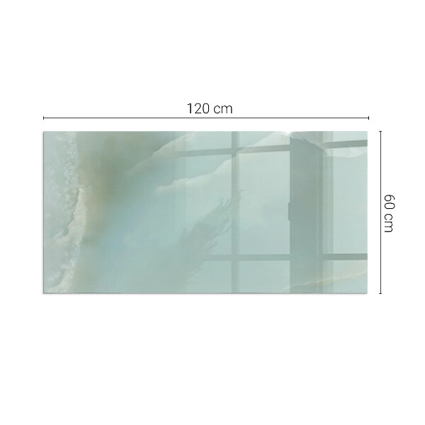 Placa protectora suelo estufa Elegante motivo de mármol