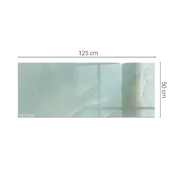 Placa protectora suelo estufa Elegante motivo de mármol