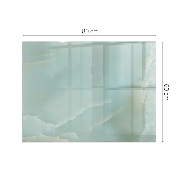 Placa protectora suelo estufa Elegante motivo de mármol