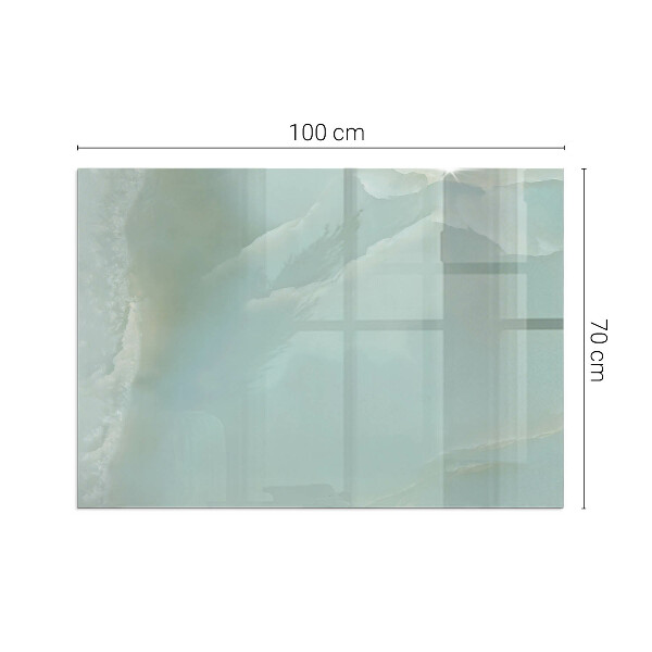 Placa protectora suelo estufa Elegante motivo de mármol