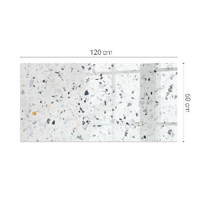 Protector suelo para estufa de leña Patrón de piedra con detalles sutiles.