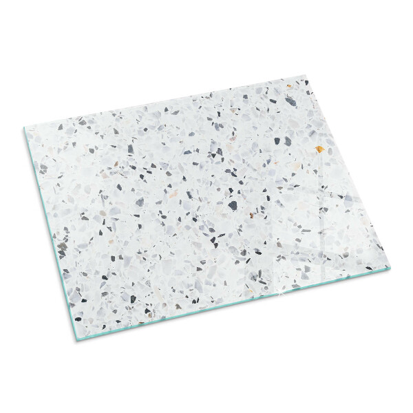 Protector suelo para estufa de leña Patrón de piedra con detalles sutiles.