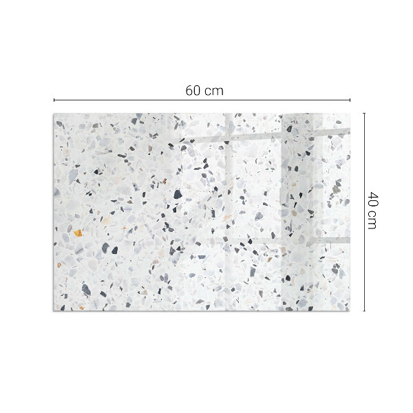 Protector suelo para estufa de leña Patrón de piedra con detalles sutiles.