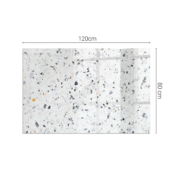 Protector suelo para estufa de leña Patrón de piedra con detalles sutiles.