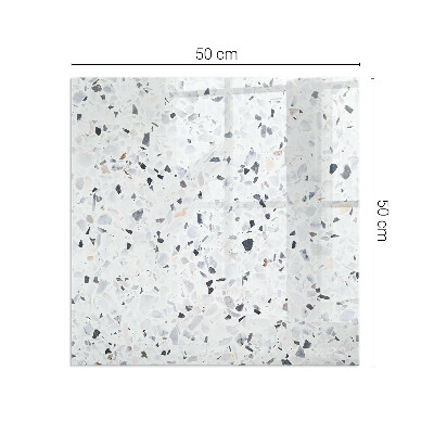 Protector suelo para estufa de leña Patrón de piedra con detalles sutiles.