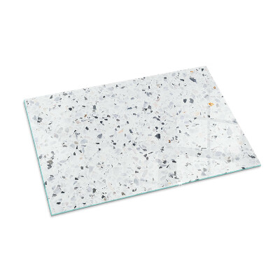 Protector suelo para estufa de leña Patrón de piedra con detalles sutiles.