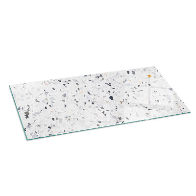 Protector suelo para estufa de leña Patrón de piedra con detalles sutiles.