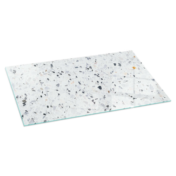 Protector suelo para estufa de leña Patrón de piedra con detalles sutiles.