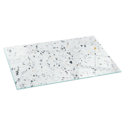 Protector suelo para estufa de leña Patrón de piedra con detalles sutiles.