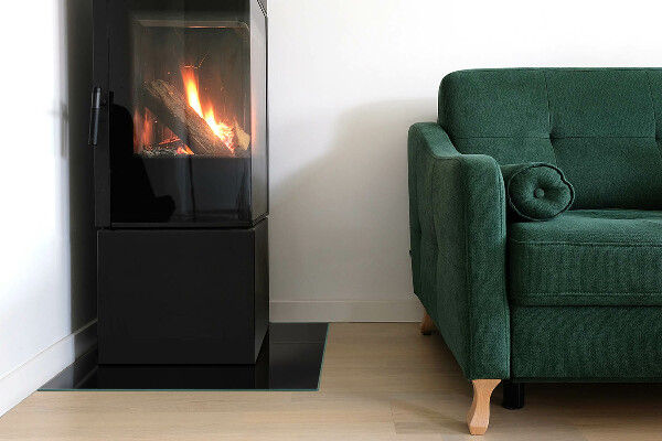 Placa protección suelo estufa Color grafito oscuro