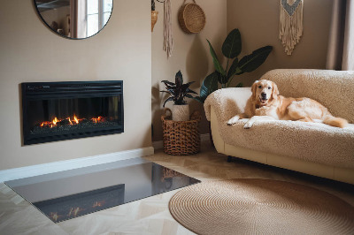 Placa protección suelo estufa Color: Azul oscuro