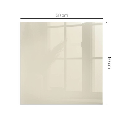 Placa de vidrio para chimenea Color beige