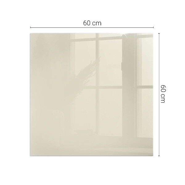 Placa de vidrio para chimenea Color beige