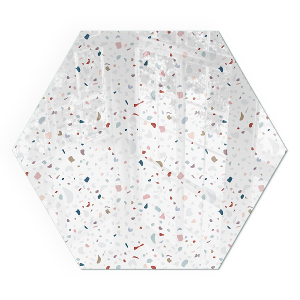 Protector de suelo para estufa hexagonal Formas en miniatura