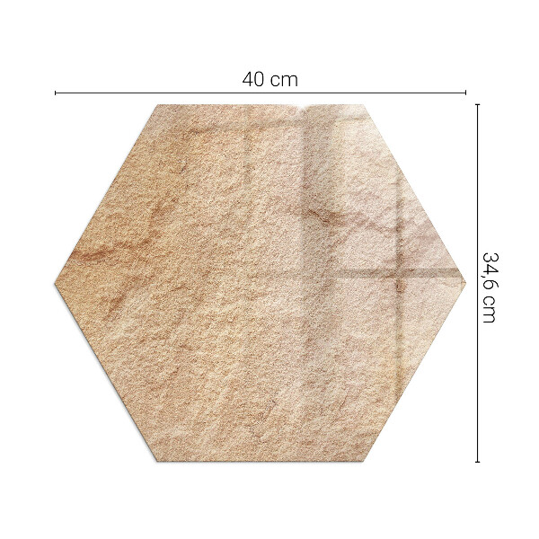 Protector de suelo para estufa hexagonal La naturaleza de la estructura de la piedra