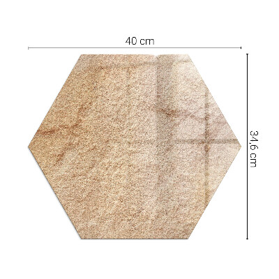Protector de suelo para estufa hexagonal La naturaleza de la estructura de la piedra