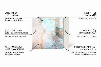 Protector suelo para estufa de leña hexagonal Colores de tablero en varios tonos