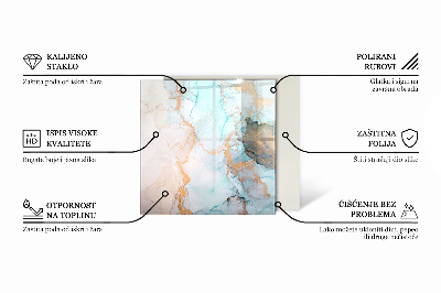 Protector suelo para estufa de leña hexagonal Colores de tablero en varios tonos