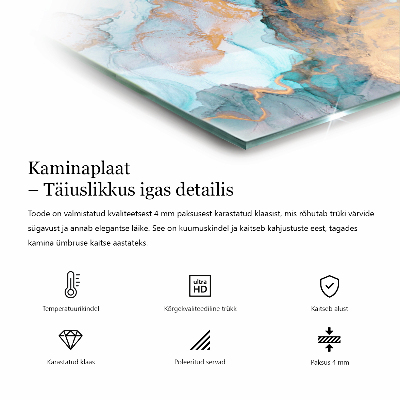 Protector de suelo para estufas hexagonal Colores de tablero en diferentes tonos