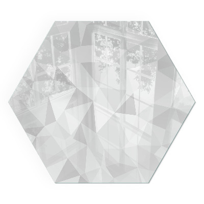 Protector de suelo para estufas hexagonal Abstracción geométrica en formas