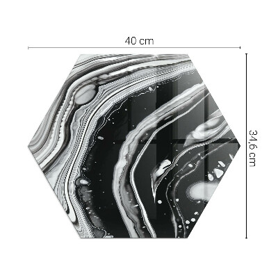 Protector suelo para estufa de leña hexagonal Patrones abstractos ondulados y lineales
