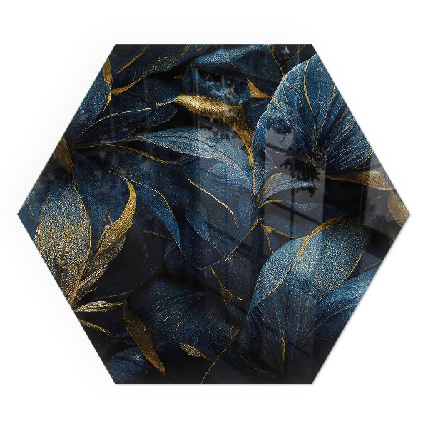 Protector de suelo para estufas hexagonal Hojas con estilo en la estructura