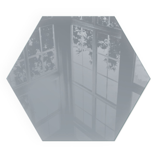 Protector de suelo para estufa hexagonal Color gris