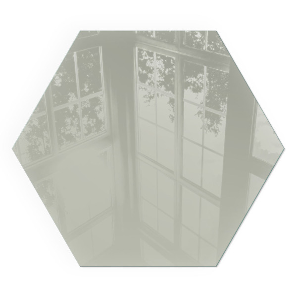 Protector de suelo para estufa hexagonal Color Gris-verde